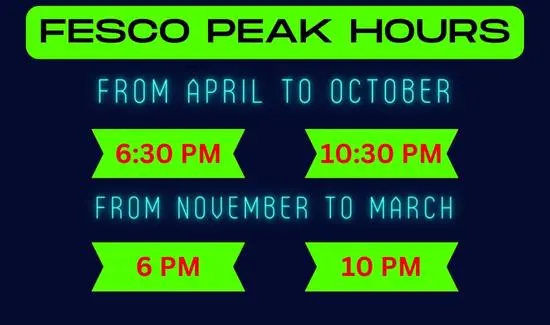FESCO Peak Hours